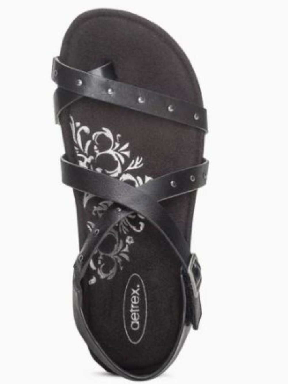Aetrex Lauren Quarter Strap Arch Support Sandal